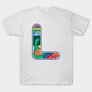 Alphabet L T-Shirt